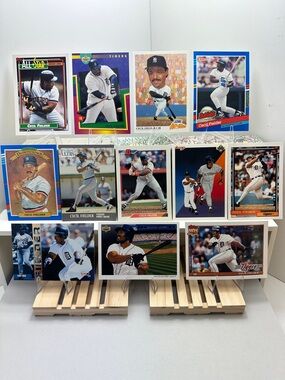 Cecil Fielder vintage tigers lot of 11 w/ Lou Whittaker